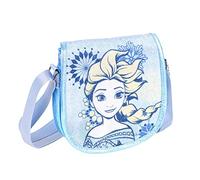 Sac La Reine Des Neiges - Fermeture à Boucles - 16 x 17 x 5 cm - Sac à Bandoulière en Cuir Synthétique avec Anse Réglable - Produit Original Conçu en Espagne