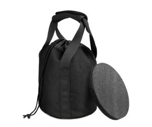 Sac Lancer Poids Portable - 35cm Rangement Athletisme, avec Poignee Coussin Mousse, Transport Poids Lourd Accessoire Sport pour Competition Coaching Entrainement Salle Gym Exterieur