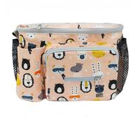 Sac Landau Universel, Grand Organisateur Poussette Bébé Universel avec porte-gobelets et bandoulière, Sac de Rangement pour Poussette pour ranger les boîtes de lait en poudre et les jouets