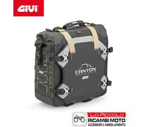 Sac Latéral Canyon GIVI Monokey Imperméable Noir 30LT Universel Moto Scooter
