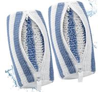 Sac Lavage Chaussures - Sac Lavage Chaussures Machine à Laver 2 Pièces, Nettoyage à 360 Housse Chaussure Basket, Housse Nettoyage Chaussure avec Fermeture éclair à Boucle,Microfibre Laundry Bag Shoes