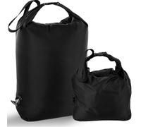 Sac linge sale voyage, sac à linge sale avec compression sous vide sans pompe, sac étanche humide sec pour vêtements sales, organisateur de voyage gain de place pour valise camping sport (Taille M)