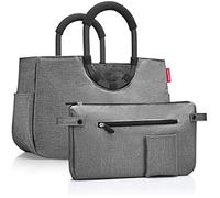 Sac Loopshopper M - REISENTHEL - Twist Argent - 25L - Polyester recyclé - Compartiments pratiques