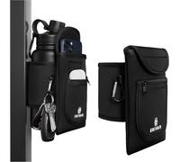 Sac Magnétique Sport ¿ Magnetic Gym Bag ¿ Porte Téléphone, Écouteurs Et Accessoires ¿ Mousqueton Pour Clés ¿ Fixation Magnétique Puissante ¿ Porte-Bouteille 0,5¿1,5l ¿ Hommes Et Femmes, Salle De Spor