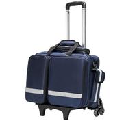 Sac médical à roulettes EMT EMT EMS - Sac de premiers secours professionnel avec séparateurs internes - Grande capacité - Portable - Étanche - Sac d'urgence pour premiers traumatismes, b