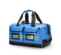 Sac médical d'urgence vide avec plusieurs poches pour traumatisme, infirmière et utilisation à domicile