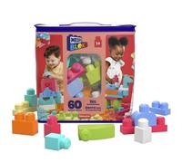 Jeu de construction Mega Bloks First builders Sac 60 blocs Medium Classique Rose
