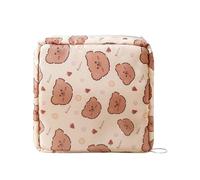 Sac menstruel imprimé, sac de serviettes hygiéniques pour adolescentes | Sacs réutilisables pour soins féminins, pochette portable avec fermeture éclair pour protège-slips/serviettes