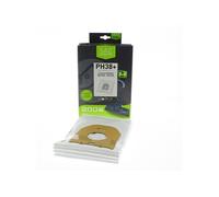 Sac microfibre adaptable par 4 HEPH38+ pour Aspirateur BOMANN, CLATRONIC, DIRT DEVIL, LG GOLDSTAR, NILFISK, PHILIPS, ROWENTA