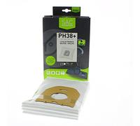 Sac microfibre adaptable par 4 HEPH38+ pour Aspirateur BOMANN, CLATRONIC, DIRT DEVIL, LG GOLDSTAR, NILFISK, PHILIPS, ROWENTA