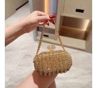 Sac Moonlit Eve, nouvelle pochette de luxe ornée de cristaux, convenant pour les fêtes et événements, de style européen, sac de soirée formel, accessoire de mode, sac de cristal étincelant, parfait co