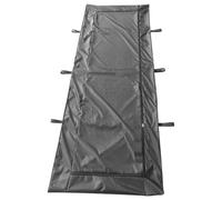 Sac mortuaire robuste en tissu Oxford de 78, 7 x 28, 7 x 10, 2 pouces avec 6 poignées et fermeture éclair, sac de cadavre portable pliable pour maison funéraire, hôpital, utilisation mortuaire