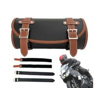 Sac Motocyclette,Organisateur D'outils Pour Étui De Selle - Pochette en Cuir Imperméable, Sacoches Rétro pour Scooter Électrique, Cyclisme, Fourche et Porte-Bagages Arrière