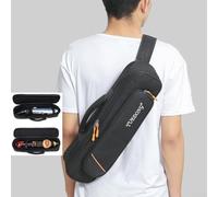 Sac multi-usage pour bB Hulusi et pour saxophone numérique AE01 Oxford avec fermeture lisse (Noir)