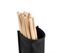 Sac multifonction en nylon pour baguettes conçu pour jusqu'à 20 baguettes avec crochets en silicone antidérapants et structure renforcée pour un rangement stable et organisé (droit incliné)