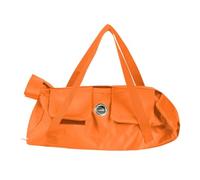 Sac multifonction pour animaux de compagnie pour une utilisation en extérieur, sac pliable pour chat, anti-rayures et morsures, sac spécial à croix diagonale fixe pour chat (orange, S)