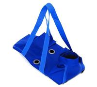 Sac multifonction pour animaux de compagnie, un sac fixe spécial pour éviter les rayures et les morsures, pliable lors de sorties, convient pour les animaux de compagnie pesant 5 à 7,7 kg (bleu, petit