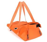 Sac multifonction pour animaux de compagnie, un sac fixe spécial pour éviter les rayures et les morsures, pliable lors de sorties, convient pour les animaux de compagnie pesant 5 à 7,7 kg (orange