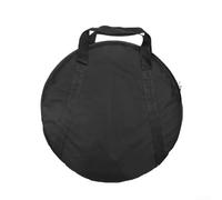 Sac noir pour cymbale pour le rangement et le transport, trois poches, séparateur amovible, matériau durable 600D, facile à transporter (petit)