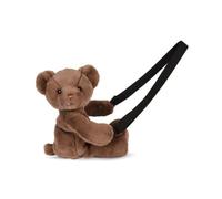 Sac nounours couleur marron glacé - DOUDOU ET COMPAGNIE - Peluche (ultra douce) - Dès 5 ans
