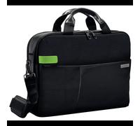 Sac ordinateur Leitz Smart Traveller 15,6" avec compartiment principal poignée cuir et bandoulière ajustable