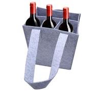 Sac organisateur de bouteilles de vin - Support en feutre robuste 25 x 18 x 16 cm, serrure à bouteille à faible bruit | Systèmes pratiques d'équipement d'organisation de loisirs de stockage de boisson