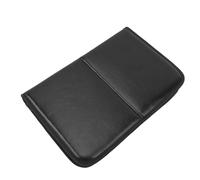 Sac Organisateur de Maquillage Pliant, avec 14 Poches élastiques, Cuir PU Résistant à l'eau, pour Voyager et Rendez-Vous de Maquillage sur Place