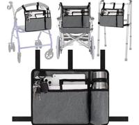 Sac Organisateur Déambulateur, pour Saljol Premium Outdoor Rollator
