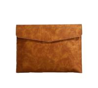 Sac organisateur en cuir A4, pochette for fichiers professionnels Snap | La fermeture à pression permet de sécuriser le contenu lors d'une utilisation professionnelle(Color7-A5)