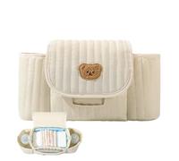 Sac Organisateur Pour Poussette,Organisateur Avec Ouverture Pour Mouchoirs,Distributeur De Lingettes Avec Sangle Réglable - Pour Couche-culotte Gobelet Jouet Téléphone Bouteille Snack Boisson