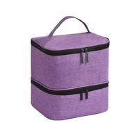 Sac Organiseur Pour Outils A Ongles Organisateur de vernis à ongles, sac fourre-tout Double couche for filles et femmes, Nail Art, huiles essentielles, ensemble cosmétique