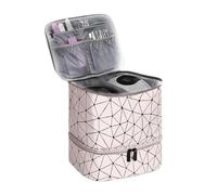 Sac Organiseur Pour Outils A Ongles Sac de rangement vernis à ongles capacité, sac Double couche for amélioration des, peut accueillir lumières support et 30 bouteilles(Color1)