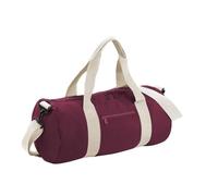 Sac original Barrel capacité : 20 litres dimensions : 50 x 25 x 25 cm, Burgundy/Off White, Sac