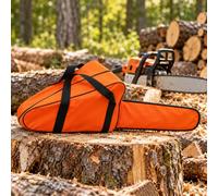 Sac Oxford tronçonneuse 16-18 pouces, pour BoschAKE35S | Sac Oxford robuste avec zip sécurisé et poignées, pratique pour ranger, transporter et organiser proprement la tronçonneuse.