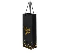 Sac Papier Kraft Lot de 2/4/8 sacs champagne Win Bag for remerciements, mariage, anniversaire(Color1,4PCS_12X9X36CM)