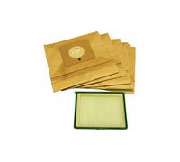 Sac papier par 6 + 1 filtre hepa ZR004101 pour Aspirateur CITY SPACE, COMPACTEO