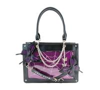 Sac papillon, sac papillon - sac cabas style papillon foncé sac fourre-tout, sac fourre-tout sac d'école sac cabas sac basse confortable réutilisable exceptionnel, lilas, Voir description