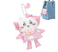 Sac Pendant | Sac Décoratif De Porte-clés | Style De Dessin Animé Accessoire Rembourré | Jouet En Peluche Avec Anneau En Métal Coton Pp Pour Les Femmes Girls Scolaires Scolaires En Mer Aventur