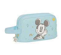 Safta Mickey Mouse Baby - Porte-petit-déjeuner thermique, qualité et résistance maximale, porte-repas, 21,5 x 6,5 x 12 cm, couleur bleu clair, bleu clair, Estándar, Décontracté