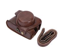 Sac photo en cuir Ever Ready pour Canon PowerShot G7X Mark II, protection intégrale, intérieur souple, léger et imperméable.