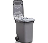 Sac plastique (9000466519) 120 l LD-PE gris 100 µm