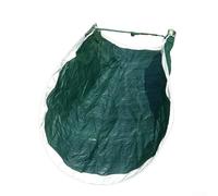 Sac pliable pour collecteur de feuilles pour le nettoyage de la cour, léger et portable avec anneau en acier pour la collecte des déchets de jardin