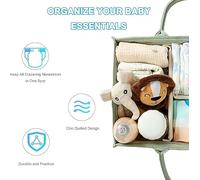 Sac Pliant 1 Pièce Pour Mère Et Enfant, Crochet De Poussette 2 Pièces, Sac À Couches Multifonctionnel, Sac De Rangement Pour Bébé, Crochet De Poussette, Accessoires De Voyage.