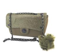 Sac pochette 'Lollipops' kaki - 25x15.5x8.5 cm [P3496]