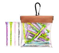 Sac Pochette Tee De Golf Petit Étui Clair Auto-Fermant Pour Accessoires De | Sacs de rangement à tees Pour golfeurs débutants, amateurs, maris, pères, copains, vacances, practice,