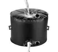 Sac Poids Base Parasol Jusqu 90 Livres Eau,Sac Eau Parasol Terrasse avec 2 Poignées,Diamètre 8cm Sac Sable,Convient Tout Type Base,Tente,Décalé,Cantilever,Extérieur,Plage,Cour (Noir)