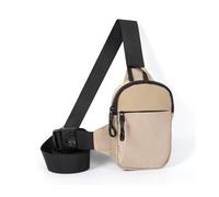 Sac Poitrine Sac à bandoulière en Nylon for Hommes, décontracté, imperméable, for Sport de Plein air, Course Pied, Cyclisme, Ceinture, Grande capacité, Voyage(Khaki)