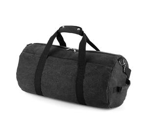 Sac polochon Bag Base Vintage Noir 28x49x28 cm