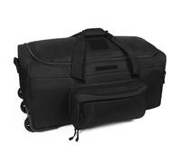 Sac polochon de Grande capacité 124l, Bagages roulants for Camping Robuste, randonnée, Valise Voyage(Black)