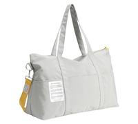 Sac polochon de Voyage étanche, Sac de Voyage Léger pour Femme Homme, 50×20×35cm Grande capacité Sac de Sport Pliable, Léger et résistant à l'eau, Gris
